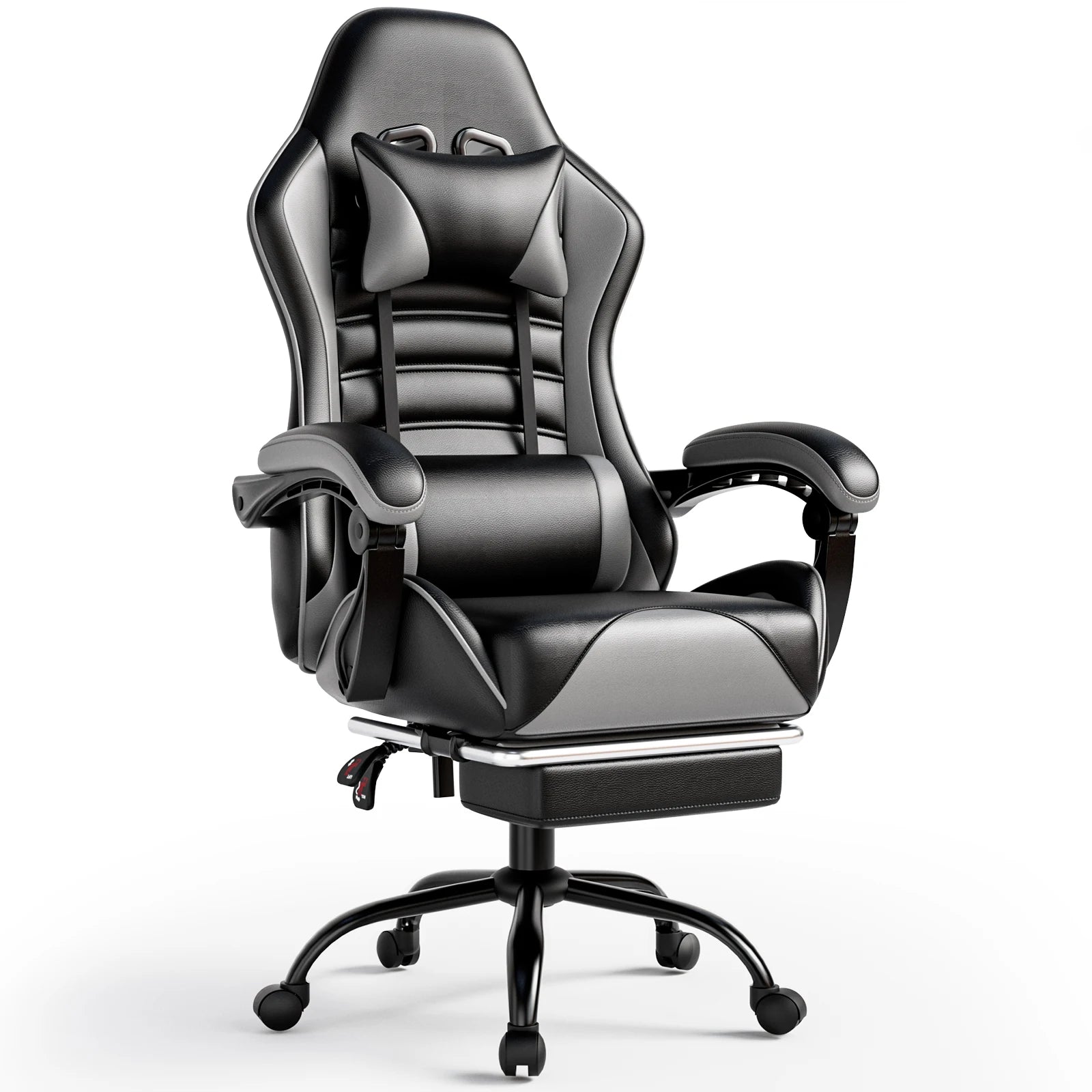 Ergonomic Gaming Chair with Footrest, Racing Style Video Game Chair for Adults, Reclining Gamer Chair Office Chair