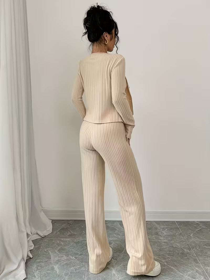 Ribbed Lounge Set