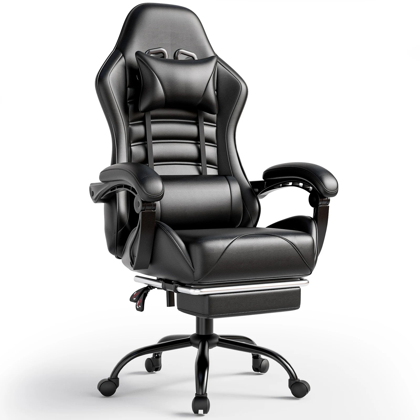 Ergonomic Gaming Chair with Footrest, Racing Style Video Game Chair for Adults, Reclining Gamer Chair Office Chair