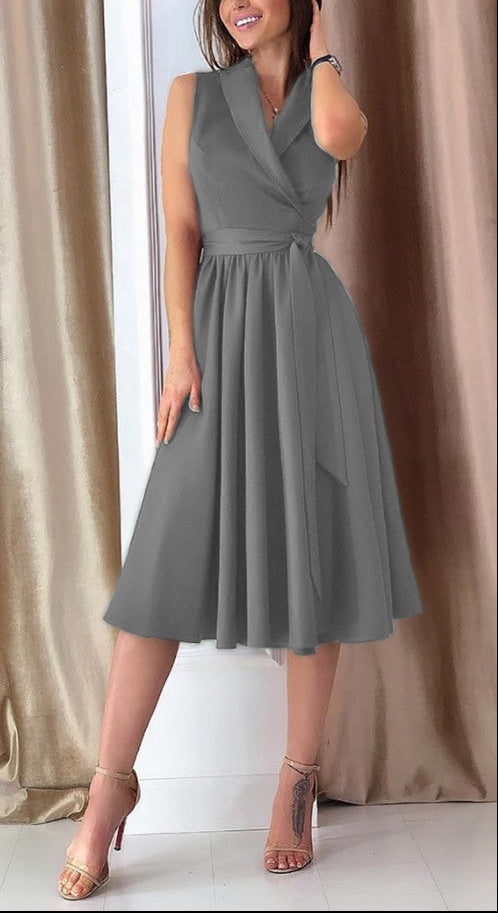 Vestido Midi Elegância Casual