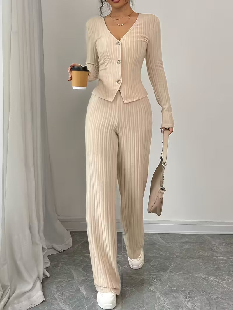 Ribbed Lounge Set