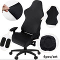 Gaming Chair Cover-Gaming Chair Seat Cover 4Pc/Set Gaming Chair Covers Stretchable with Armrest Covers/Chair Back Covers/Chair S