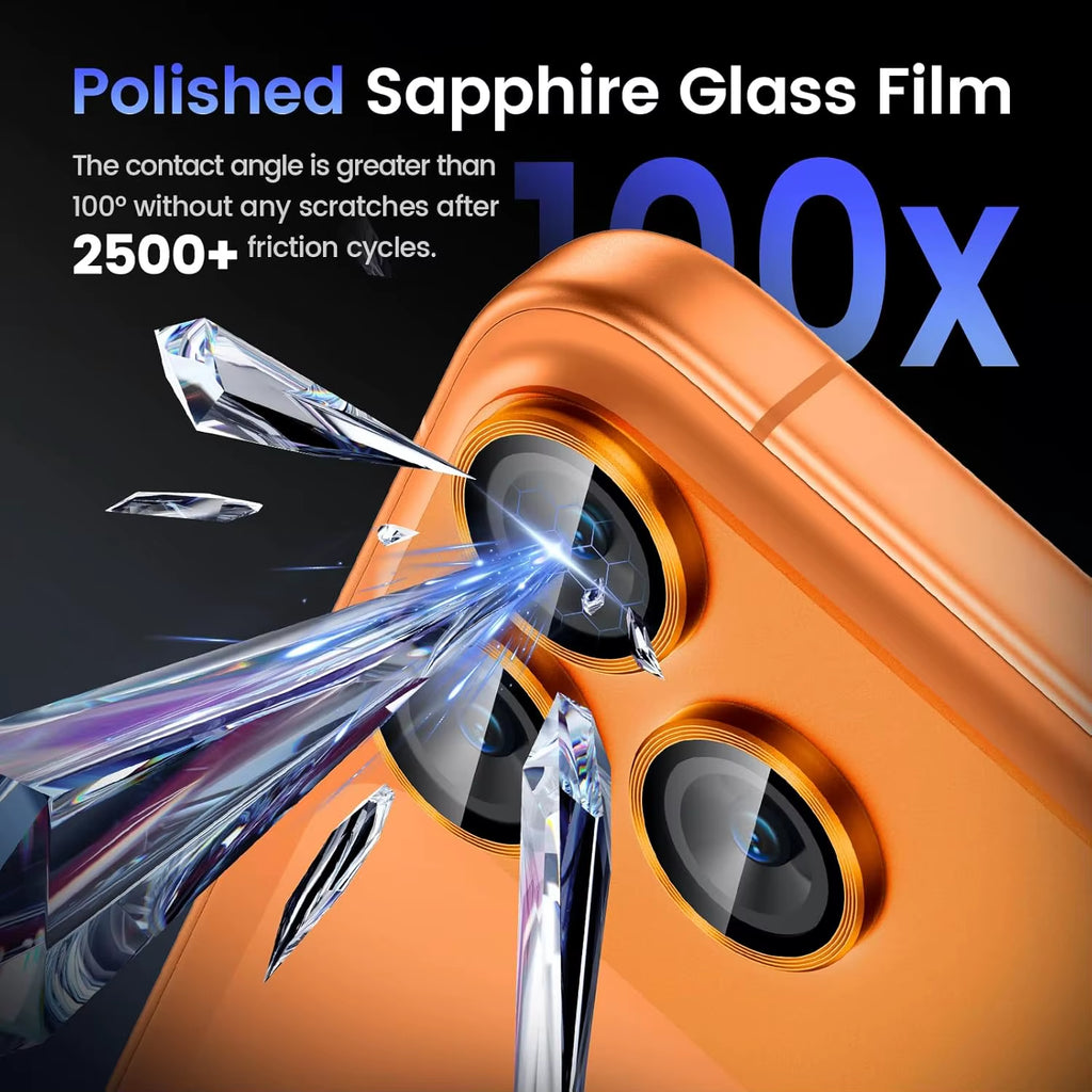 For Iphone 17 Pro/17 Pro Max Camera Lens Protector Metal Aluminum Alloy Tempered Glass Cover Camera Screen Protector Accessories