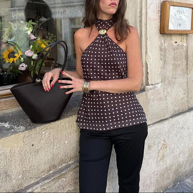 Crop Top Halter Feminino Básico