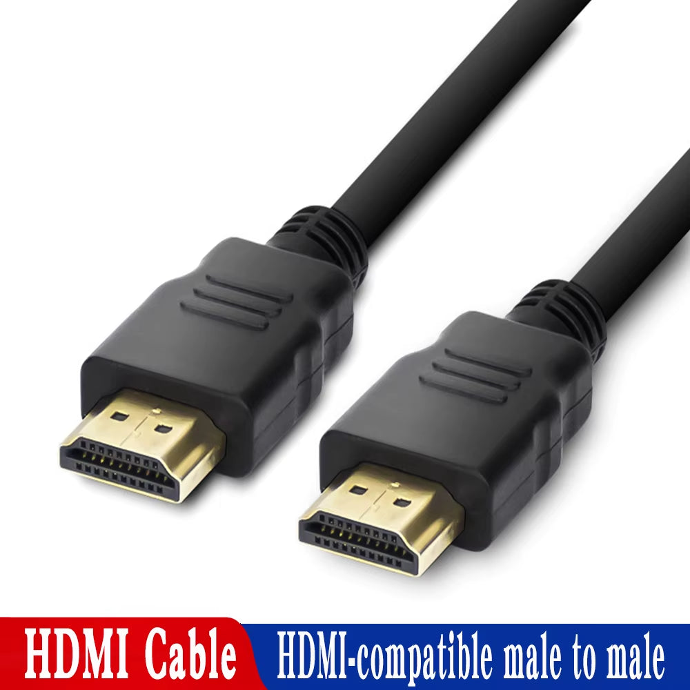 Hdmi-Compatible Cable Video Cables Gold Plated 1.4 4K 1080P 3D Cable for HDTV Splitter Switcher 0.3M 1M 1.5M HDMI to HDMI Cable
