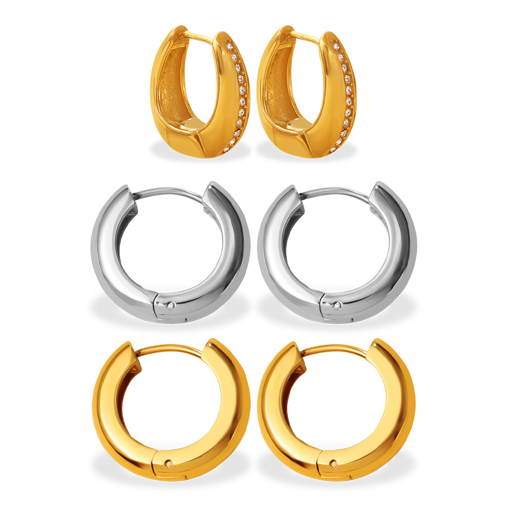 Brincos Argola Minimalistas