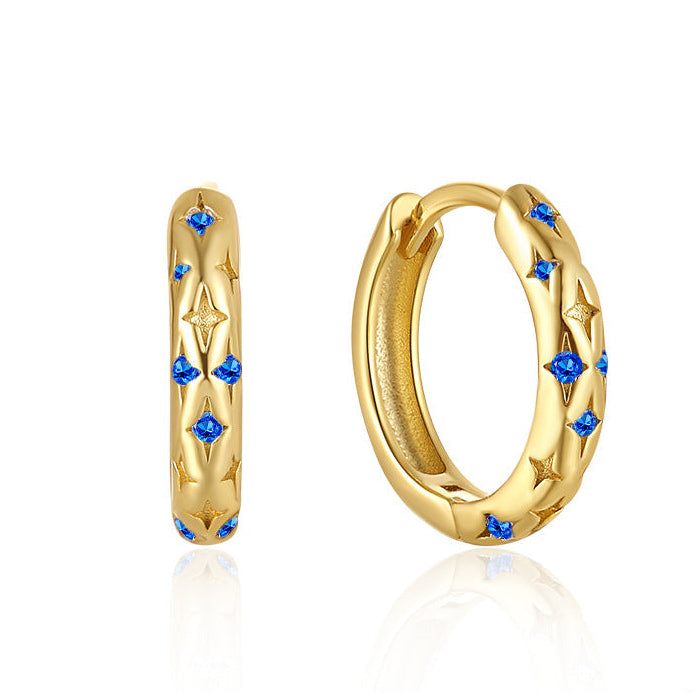 Brincos Elegantes Prata e Dourado